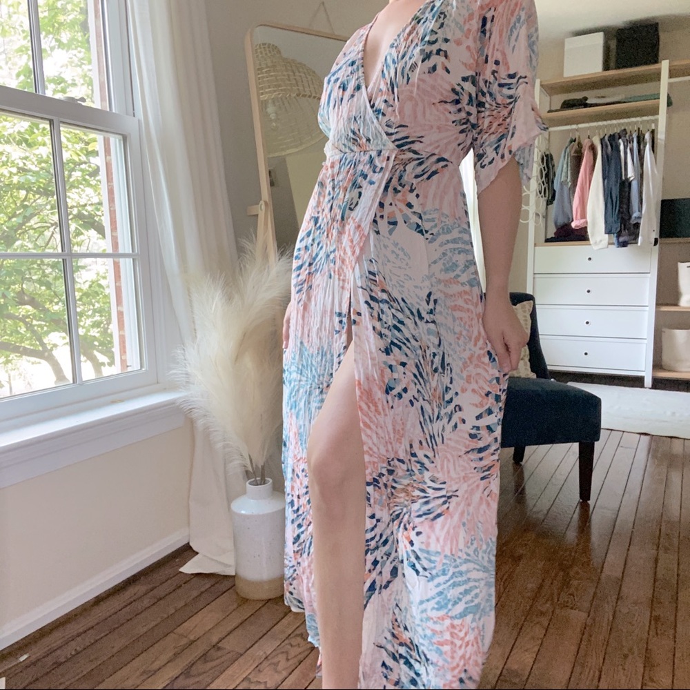 Forever 21 Contemporary Maxi Slit Dress